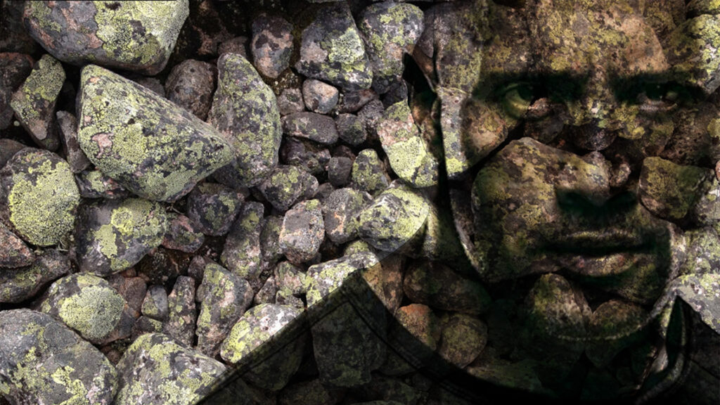 The rock made out of rocks.
